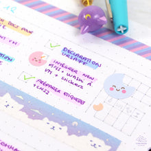 Load image into Gallery viewer, Rainbow Moons Sticker Sheet