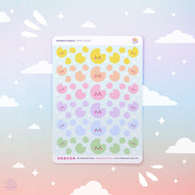 Load image into Gallery viewer, Rainbow Moons Sticker Sheet