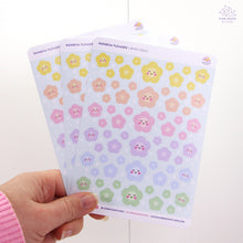 Load image into Gallery viewer, Rainbow Flowers Sticker Sheet
