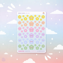 Load image into Gallery viewer, Rainbow Flowers Sticker Sheet