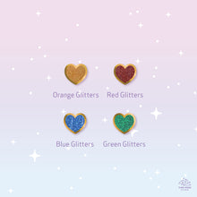 Charger l&#39;image dans la visionneuse de la galerie, Glitter Heart Mini Enamel Pin
