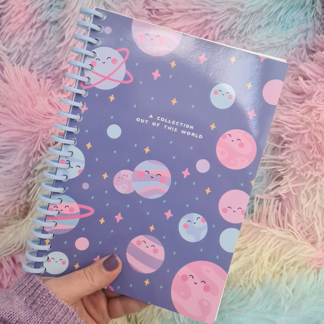 Cute Planets A5 Reusable Sticker Book