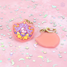 Load image into Gallery viewer, Princess Kaguya Shield Pink Frosted Acrylic Charm
