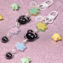 Load image into Gallery viewer, Dust Friend Acrylic Linked charms Keychain
