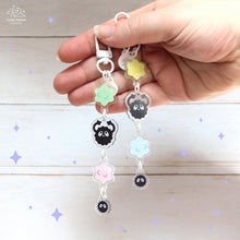 Load image into Gallery viewer, Dust Friend Acrylic Linked charms Keychain

