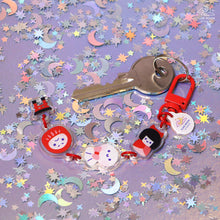 Load image into Gallery viewer, Japanese Folklore Acrylic Linked charms Keychain
