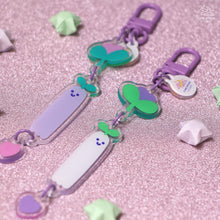 Load image into Gallery viewer, Sprout Ghostie Acrylic Linked charms Keychain
