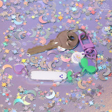Load image into Gallery viewer, Sprout Ghostie Acrylic Linked charms Keychain
