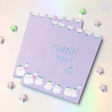 Load image into Gallery viewer, Happy Ghosties purple notepad
