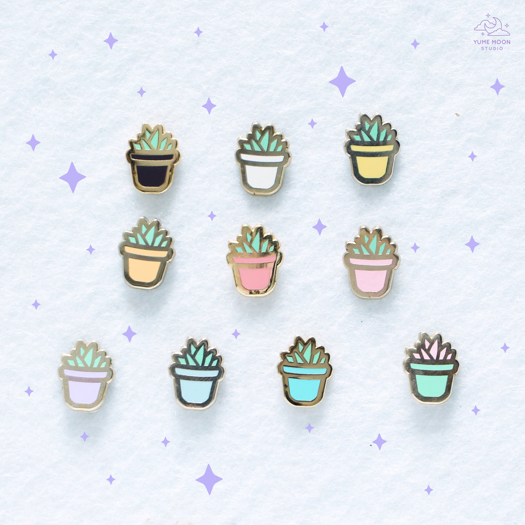 Potted Plant Mini Enamel Pin