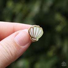 Load image into Gallery viewer, Seashell Mini Enamel Pin
