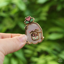 Load image into Gallery viewer, Blooming Love - Sprout Ghostie Enamel Pin
