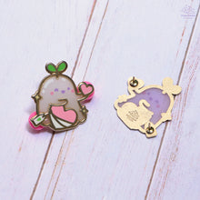 Load image into Gallery viewer, Giving Love - Sprout Ghostie Enamel Pin
