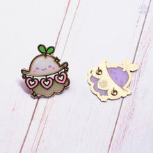 Load image into Gallery viewer, Displaying Love - Sprout Ghostie Enamel Pin
