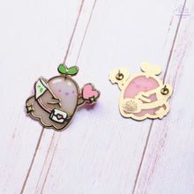 Load image into Gallery viewer, Catching Love - Sprout Ghostie Enamel Pin
