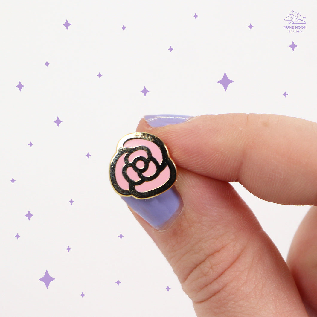 Rose Mini Enamel Pin