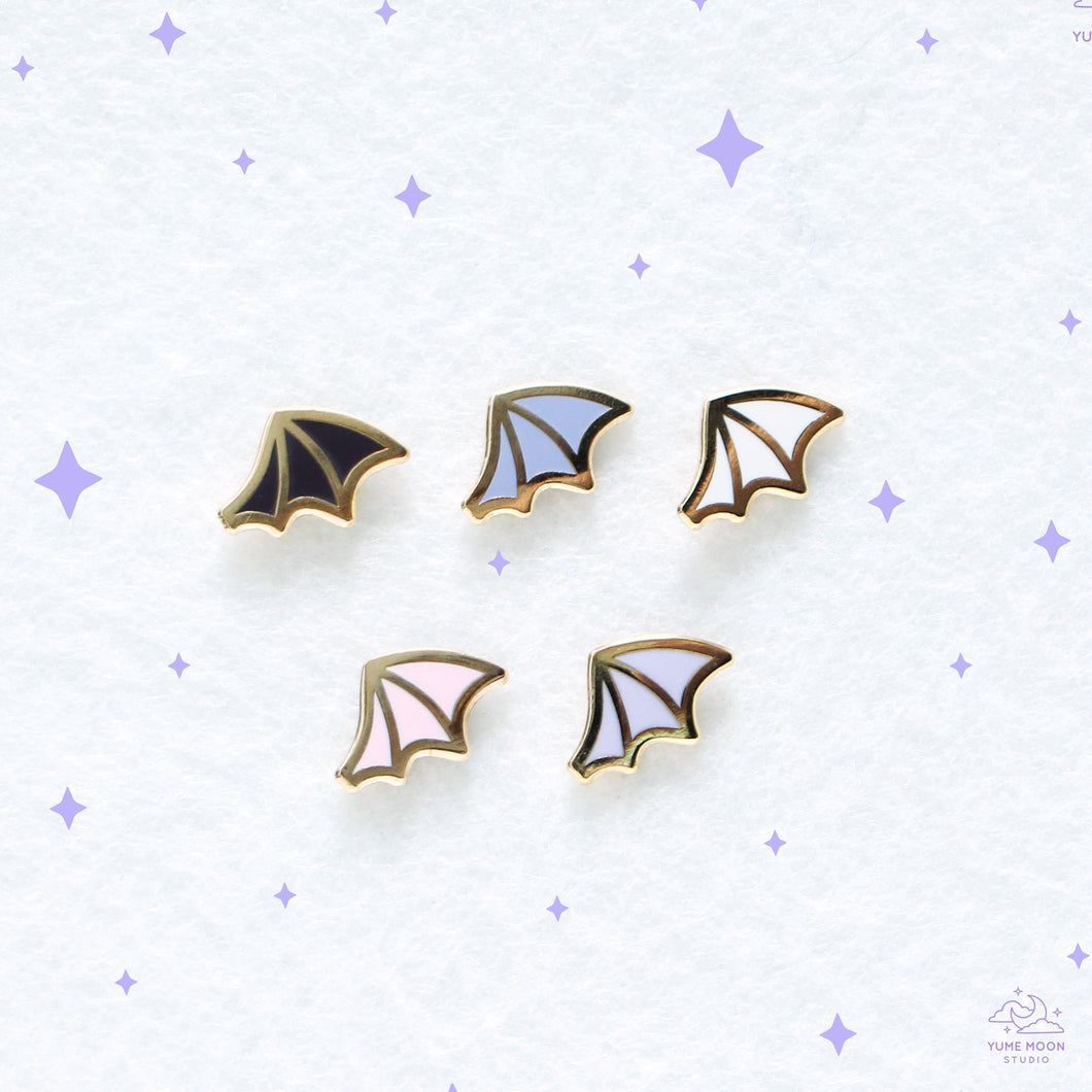 Bat Wing R Mini Enamel Pin