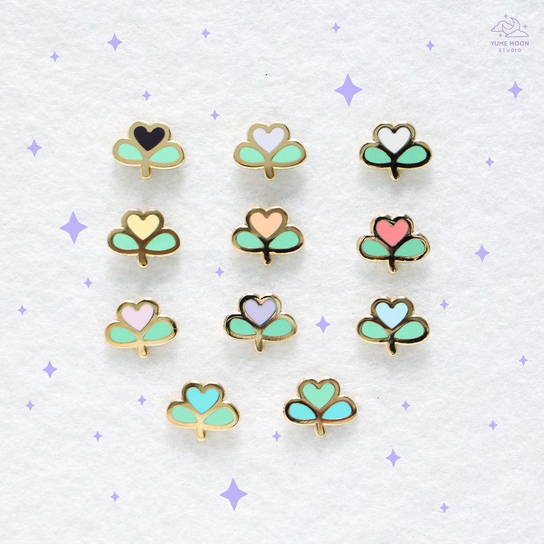 Blooming Heart Mini Enamel Pin