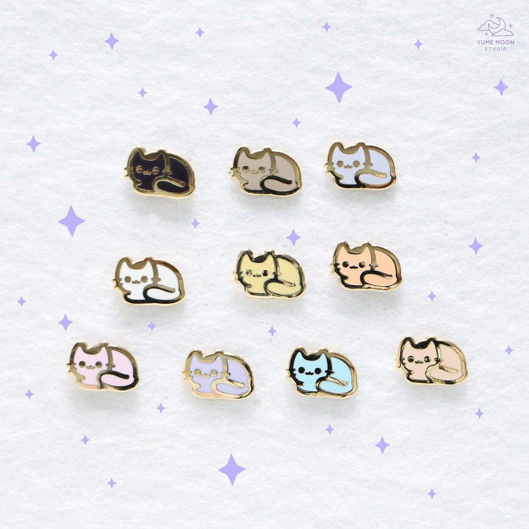 Loaf Cat Mini Enamel Pin