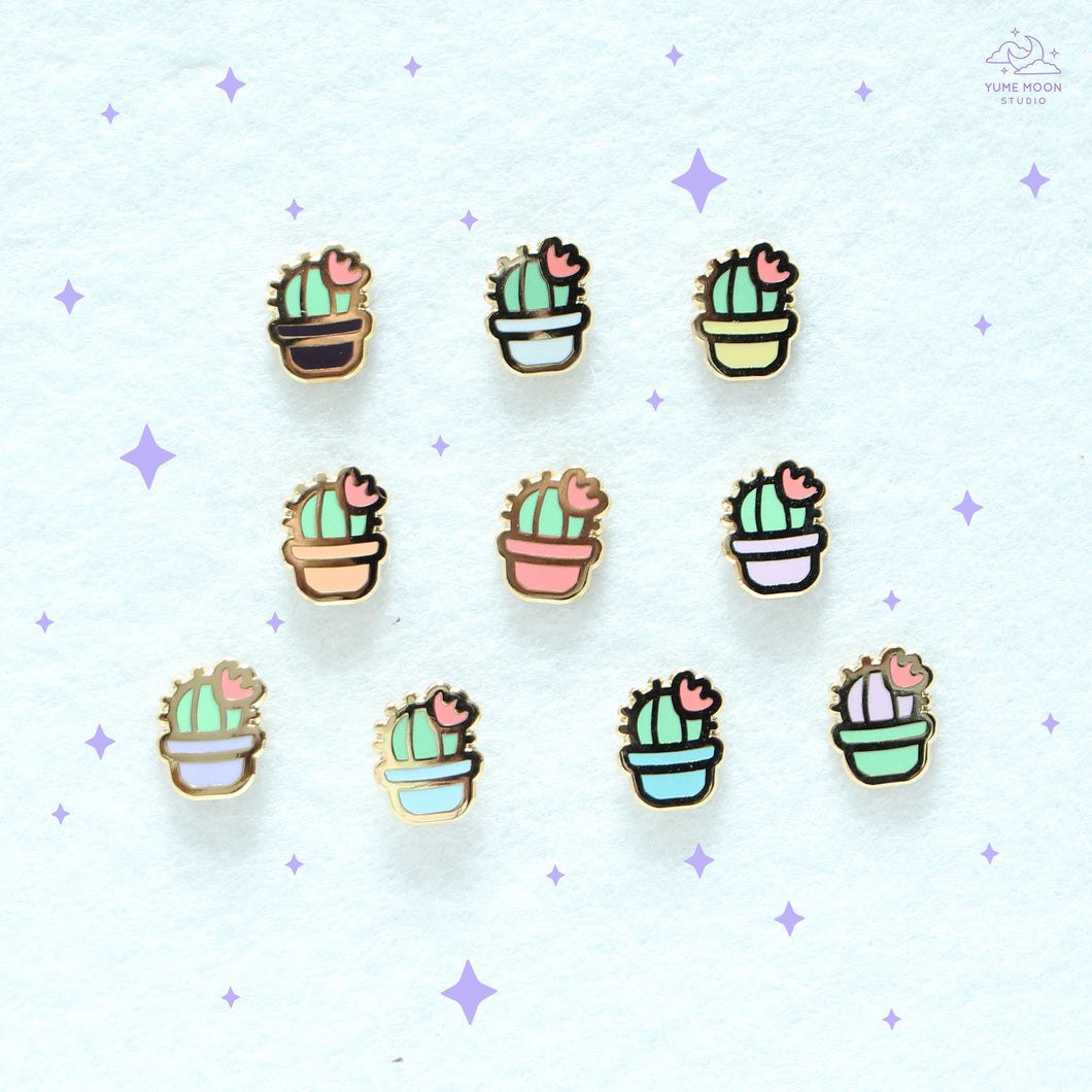 Potted Cactus Mini Enamel Pin