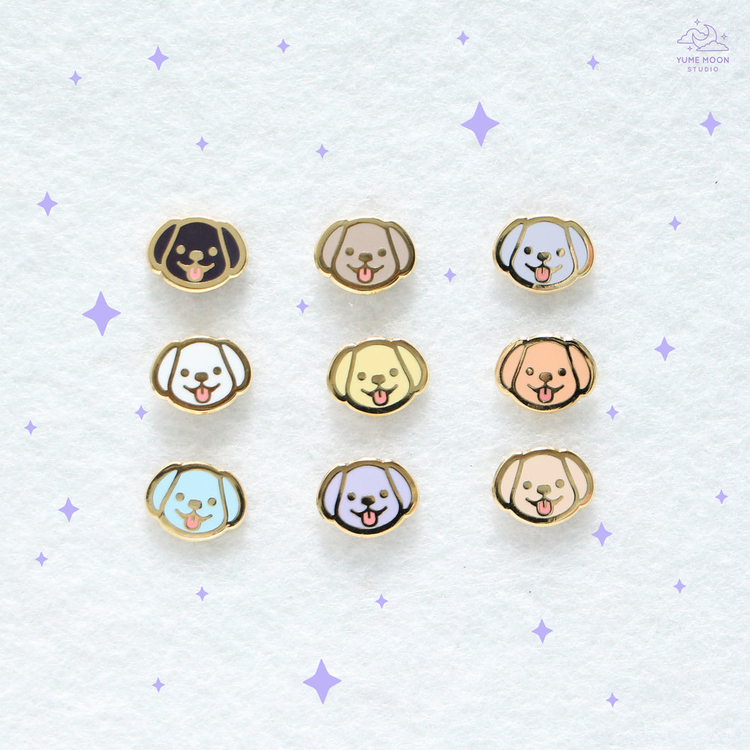 Happy Dog Mini Enamel Pin