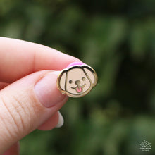 Load image into Gallery viewer, Happy Dog Mini Enamel Pin
