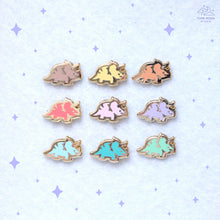 Charger l'image dans la visionneuse de la galerie, Triceratops Mini Enamel Pin
