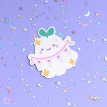 Load image into Gallery viewer, Displaying Love - Sprout Ghostie Soft-touch Transparent Sticker
