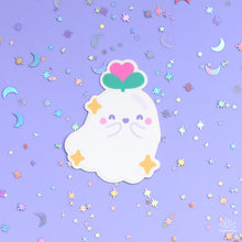 Load image into Gallery viewer, Blooming Love - Sprout Ghostie Soft-touch Transparent Sticker
