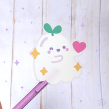 Load image into Gallery viewer, Giving Love - Sprout Ghostie Soft-touch Transparent Sticker
