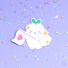 Load image into Gallery viewer, Celebrating Love - Sprout Ghostie Soft-touch Transparent Sticker
