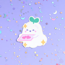 Load image into Gallery viewer, Nurturing Love - Sprout Ghostie Soft-touch Transparent Sticker

