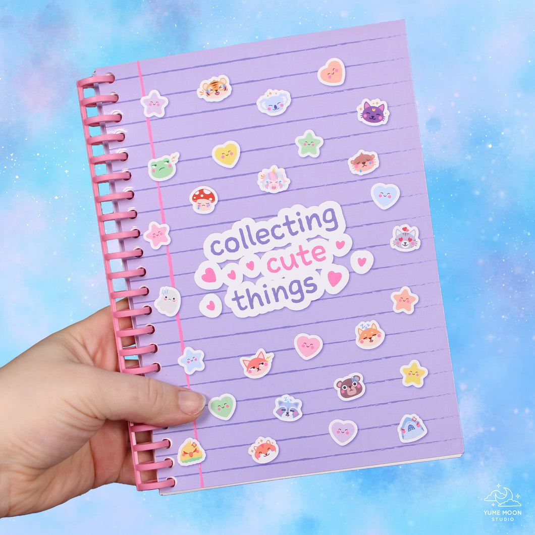 Collecting Cute Things A5 Reusable Sticker Book