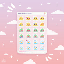 Load image into Gallery viewer, Parakeet Emotions Sticker Sheet

