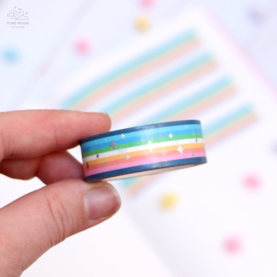 Queer Pride Foil Washi Tape