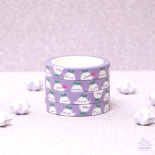 Load image into Gallery viewer, Happy Ghosties purple Thin Washi Tape
