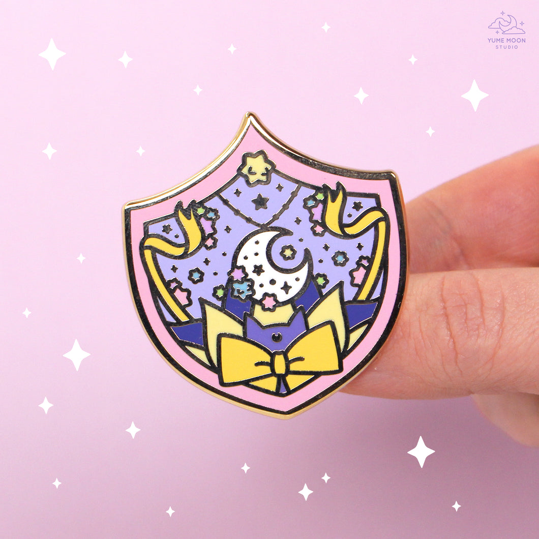 Princess Kaguya Shield Enamel Pin