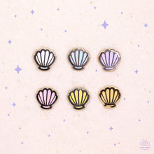 Load image into Gallery viewer, Seashell Mini Enamel Pin
