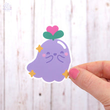 Load image into Gallery viewer, Blooming Love Sprout Ghostie Clear Sticker
