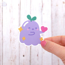 Load image into Gallery viewer, Giving Love Sprout Ghostie Clear Sticker
