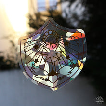 Load image into Gallery viewer, Star Shield Suncatcher Window Decal
