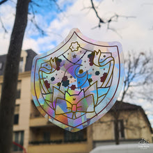 Load image into Gallery viewer, Princess Kaguya Shield Suncatcher Window Decal
