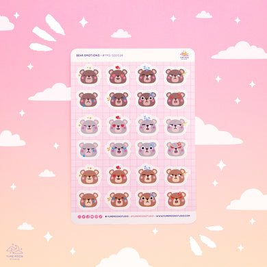 strawberry moo sticker sheet – Café de Yume