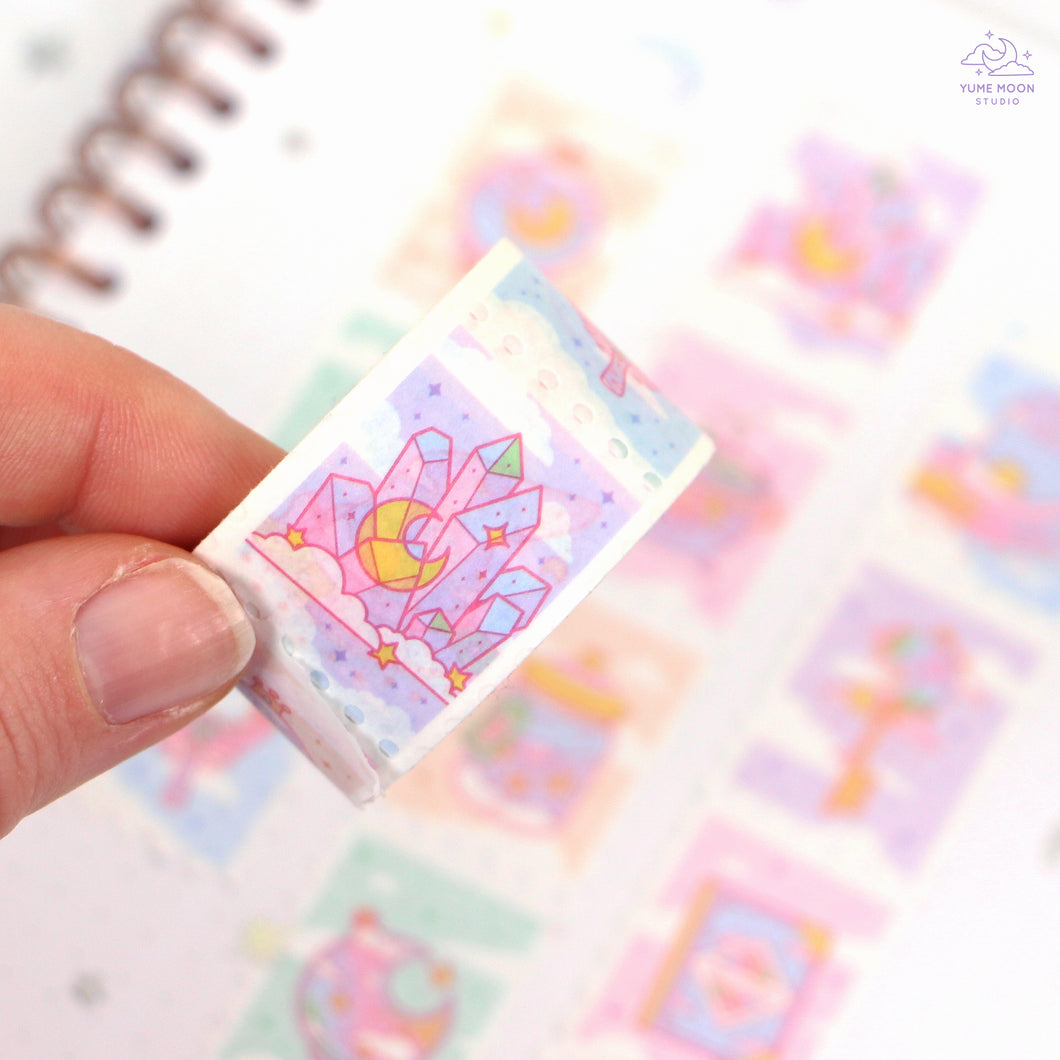 Moon Magical Items Stamps Washi Tape