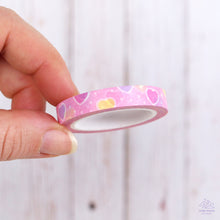 Load image into Gallery viewer, Pastel Hearts Thin Washi Tape

