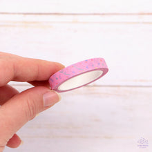 Load image into Gallery viewer, Pink Confetti Thin Washi Tape
