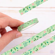 Load image into Gallery viewer, Spring Leaves Thin Washi Tape
