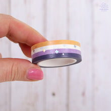 Load image into Gallery viewer, Non-Binary/NB Pride Foil Washi Tape
