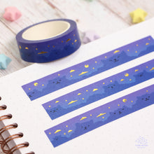 Load image into Gallery viewer, Dark Cloud Cats Foil Washi Tape
