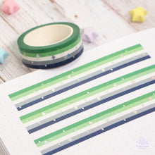 Load image into Gallery viewer, Aromantic/Aro Pride Foil Washi Tape
